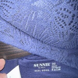 Aerie Sunnie Wireless Bra in Deep Blue